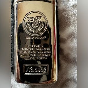 Military windproof butane lighter